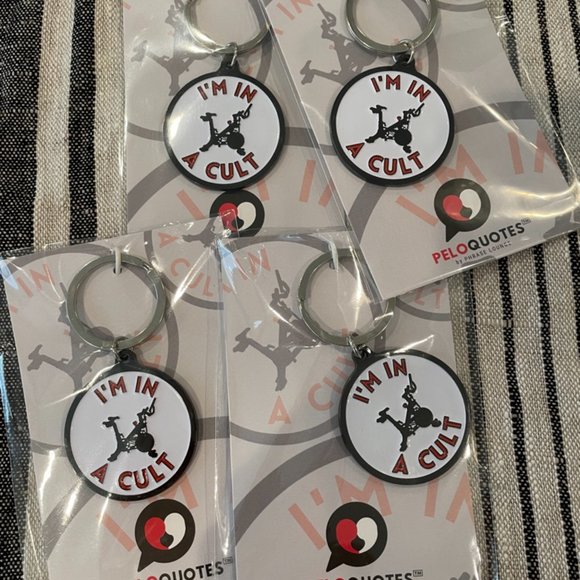 I'M in a CULT Peloton Enamel Keychain - Picture 4 of 4